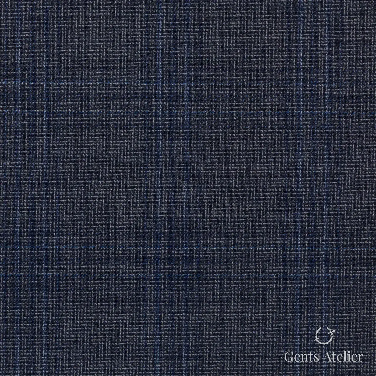 Костюм из Stylbiella 42472/640 — тёмно-синий, 100% шерсть