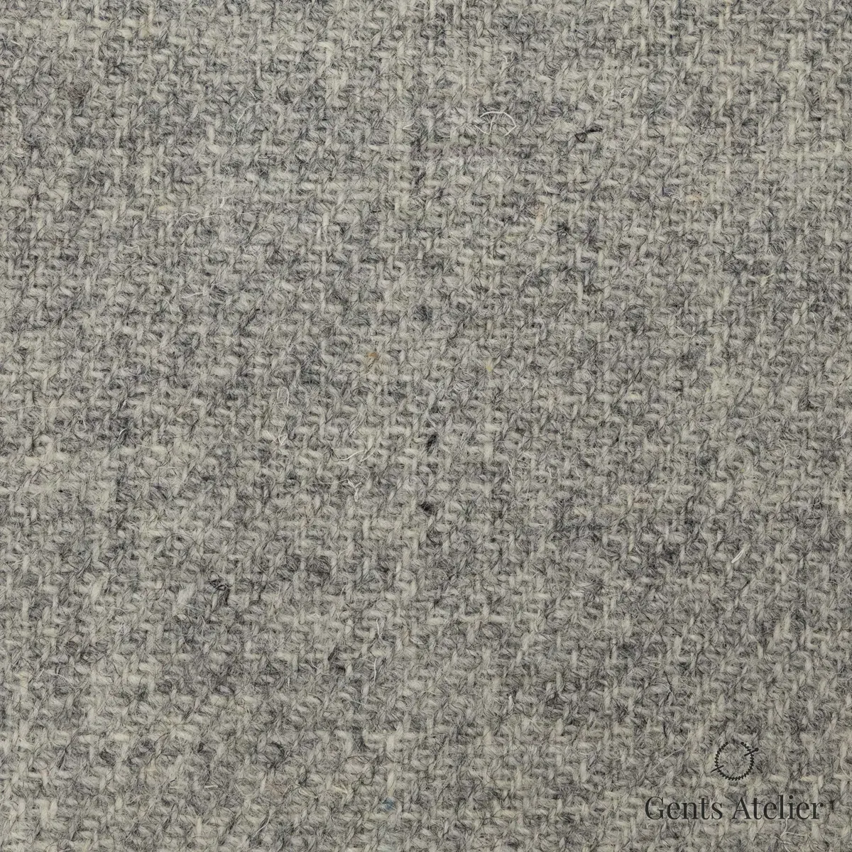 Пальто из Harris Tweed LB003861 — серый, 100% шерсть