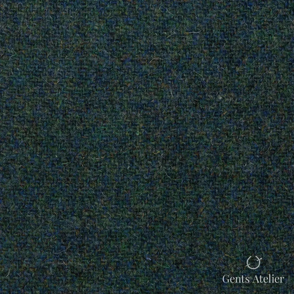 Пальто из Harris Tweed LB003864 — тёмно-зелёный, 100% шерсть