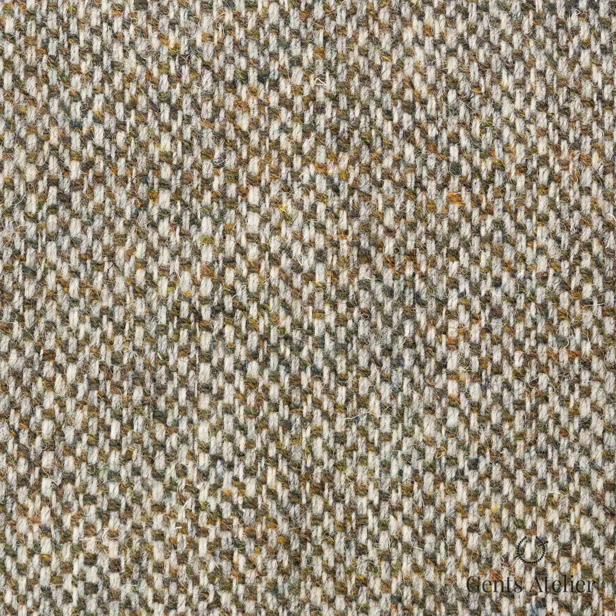 Пальто из Harris Tweed LB003884 — бежевый, 100% шерсть