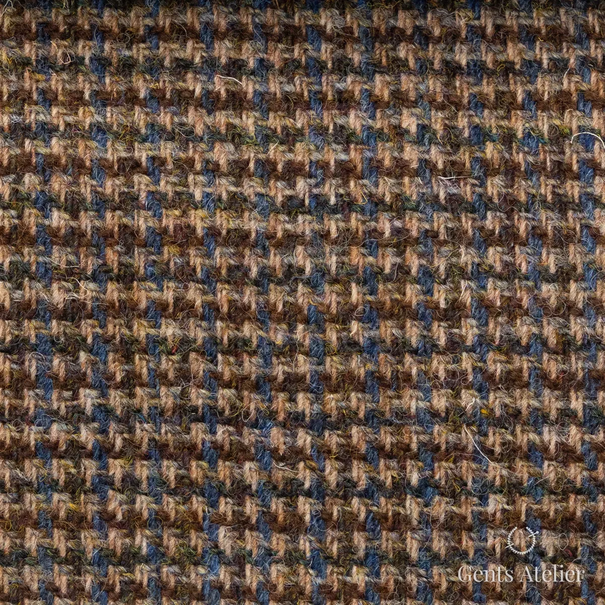 Пальто из Harris Tweed LB003862 — коричневый, 100% шерсть