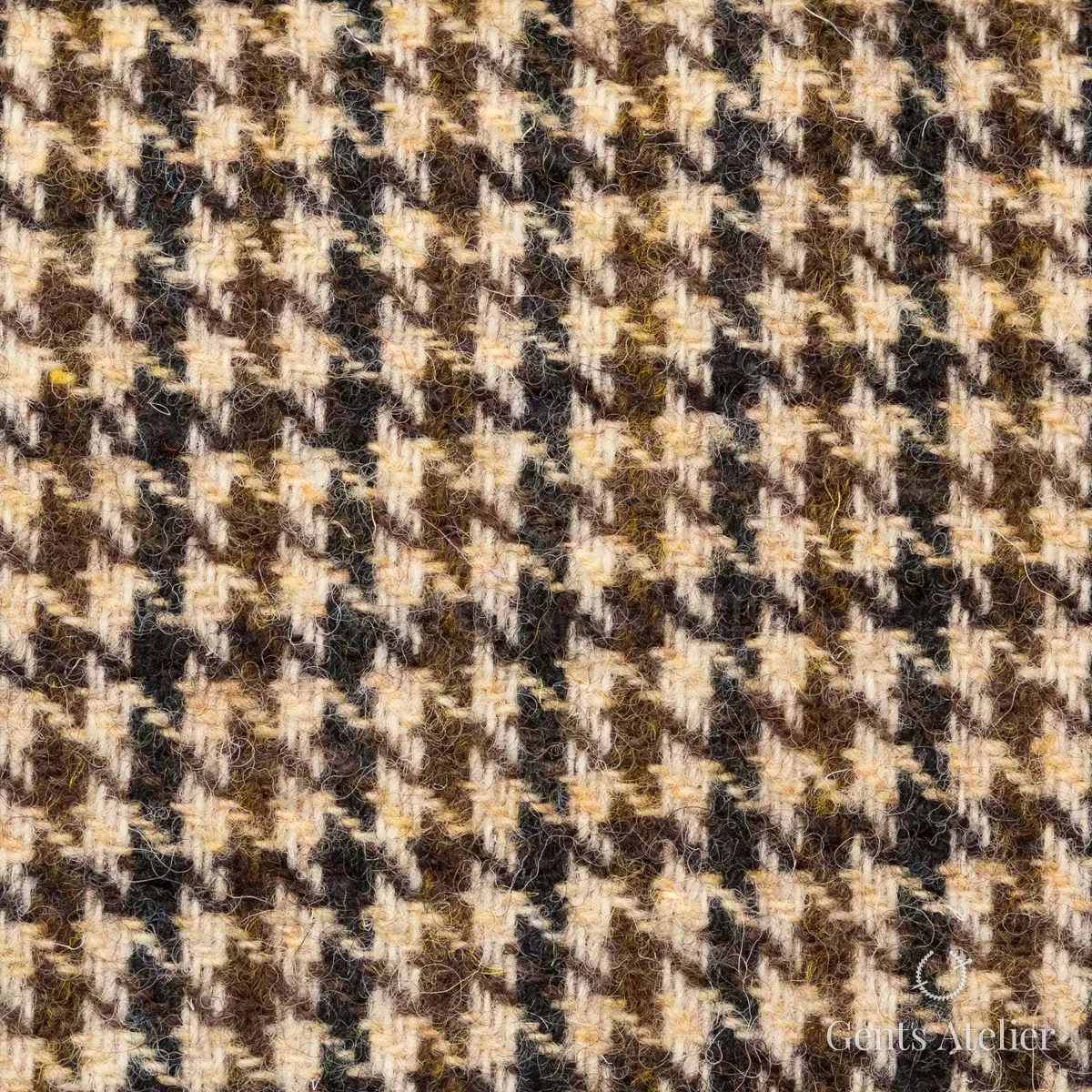 Пальто из Harris Tweed LB003528 — бежевый, 100% шерсть