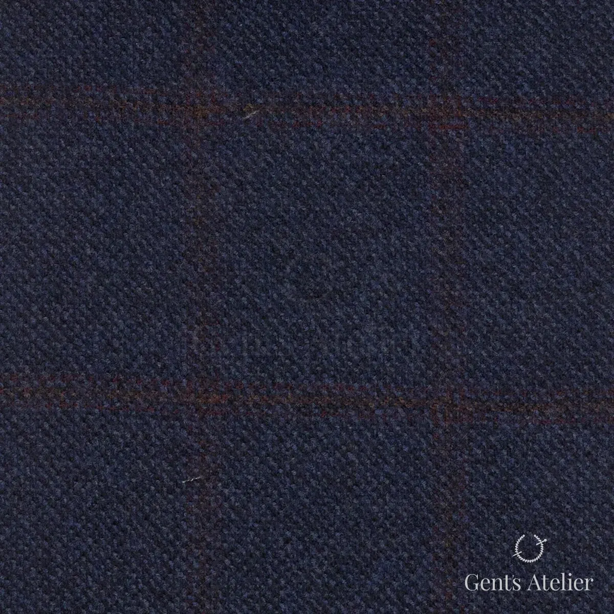 Зимний костюм из Tailor 10155.098-2 — тёмно-синий, 100% шерсть