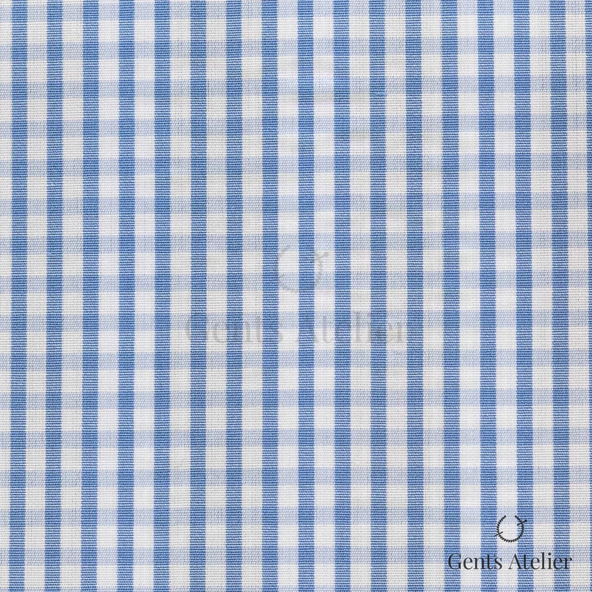Сорочка из Canclini 3030-W111-0002 — белый в голубую клетку, 100% Хлопок