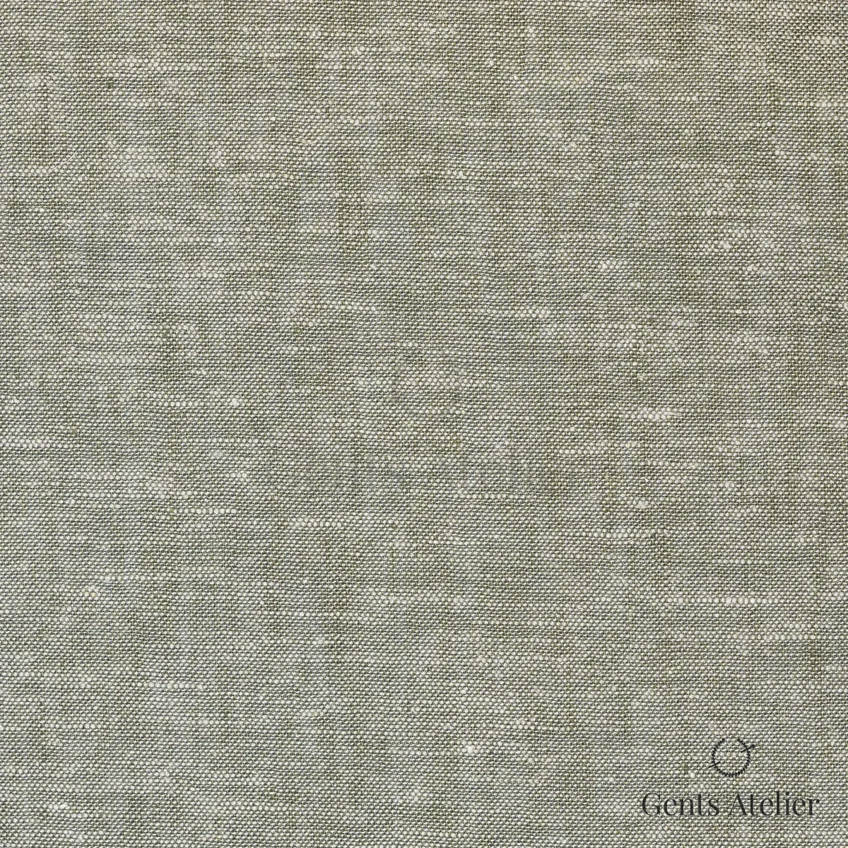Сорочка из James Fabric 61221 001 — оливковый, 55% Лён, 45% Хлопок