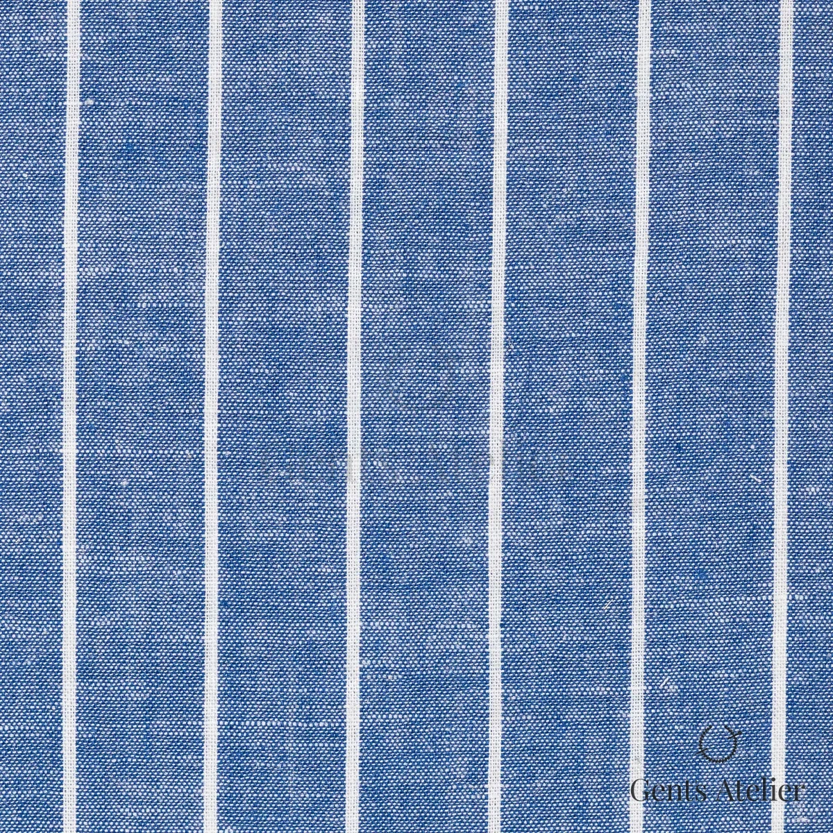 Сорочка из James Fabric 61221 003 — синий, 70% Хлопок, 30% Лён