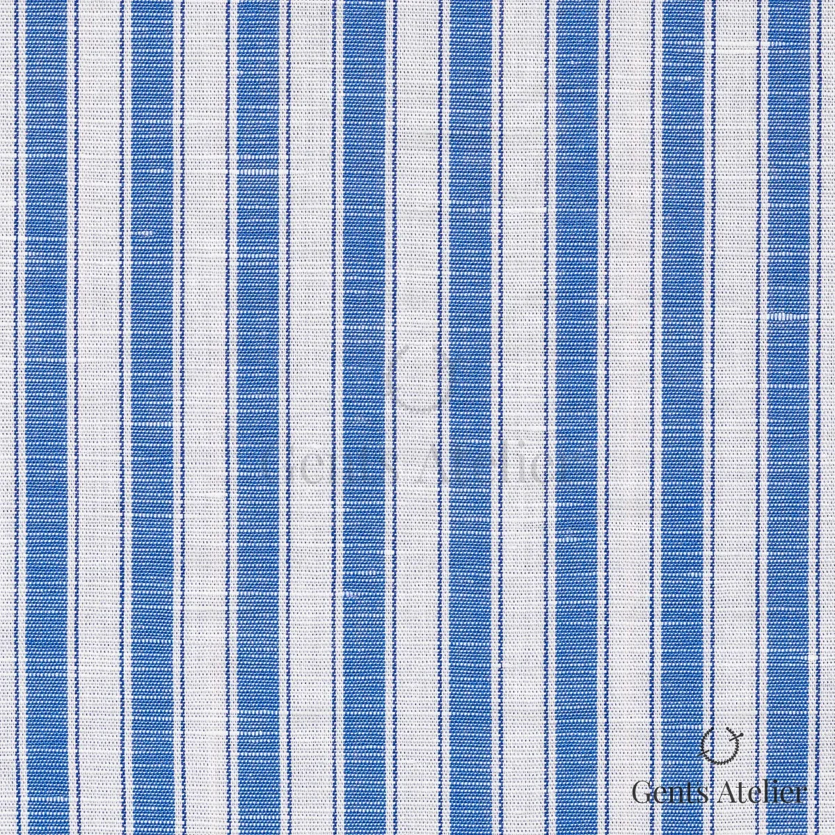Сорочка из James Fabric 39180 001 — синий, 67% Хлопок, 33% Лён