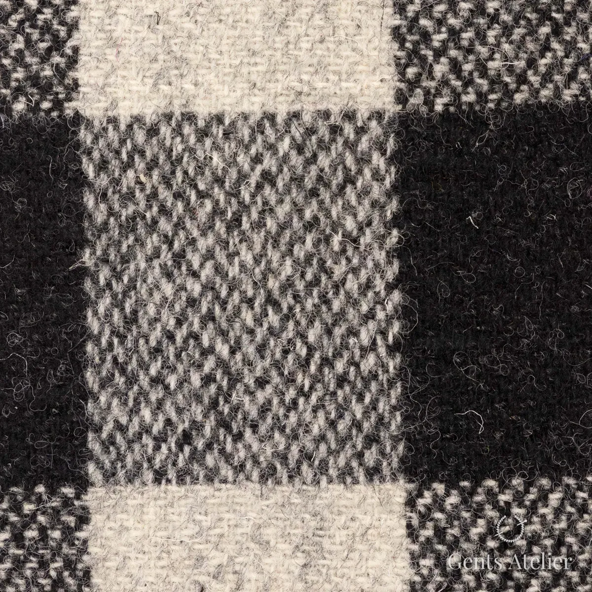 Пальто из Harris Tweed LB003836 — светло-серый, 100% шерсть