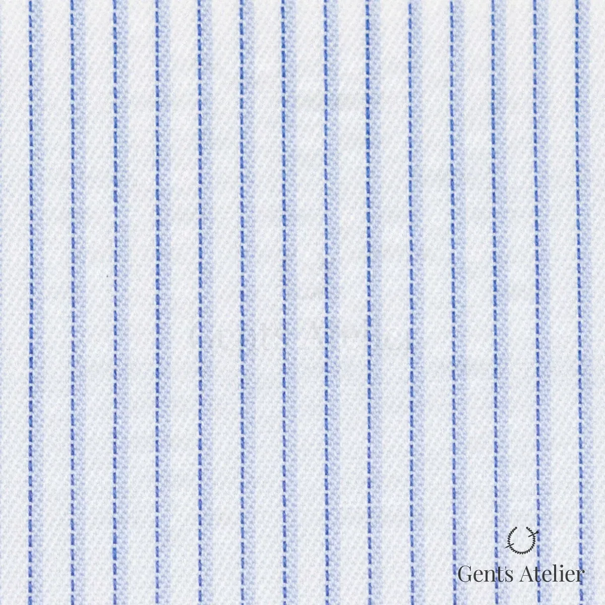 Сорочка из James Fabric 73246 002 — белый в тонкую синюю полоску, 100% Хлопок