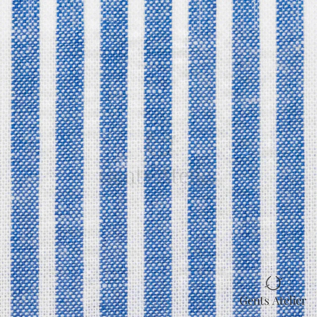 Сорочка из James Fabric 49171 005 — синий, 70% Хлопок, 30% Лён