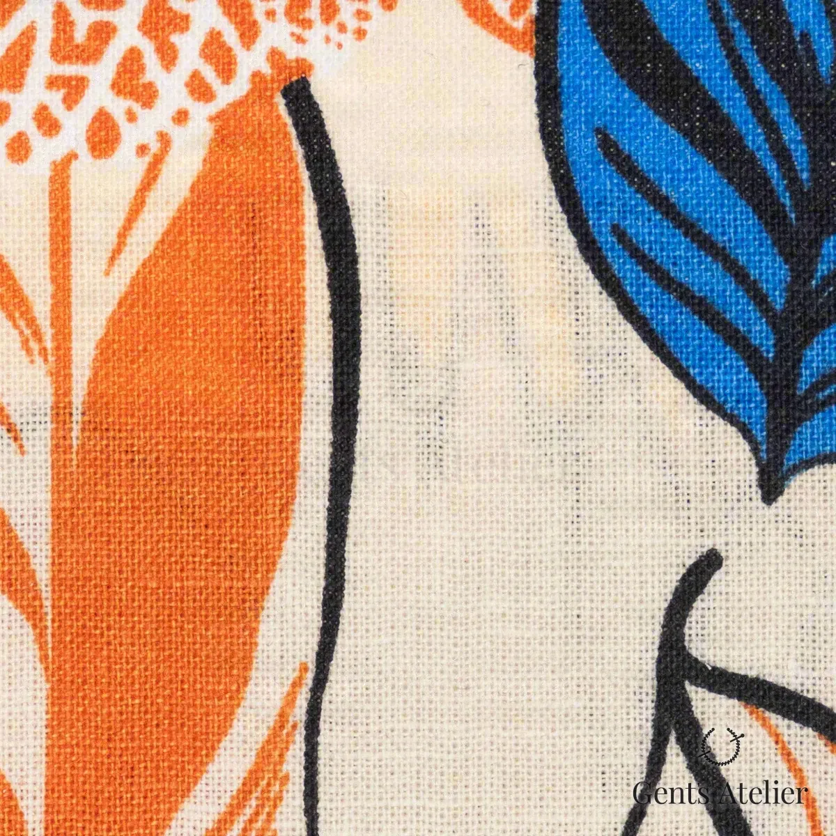 Сорочка из James Fabric 51174 008 — кремовый, 70% Хлопок, 30% Лён
