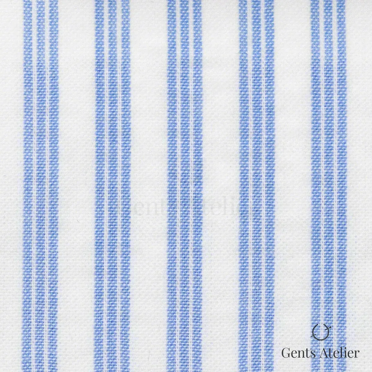 Сорочка из James Fabric 45161 004 — белый в синюю полоску, 100% Хлопок