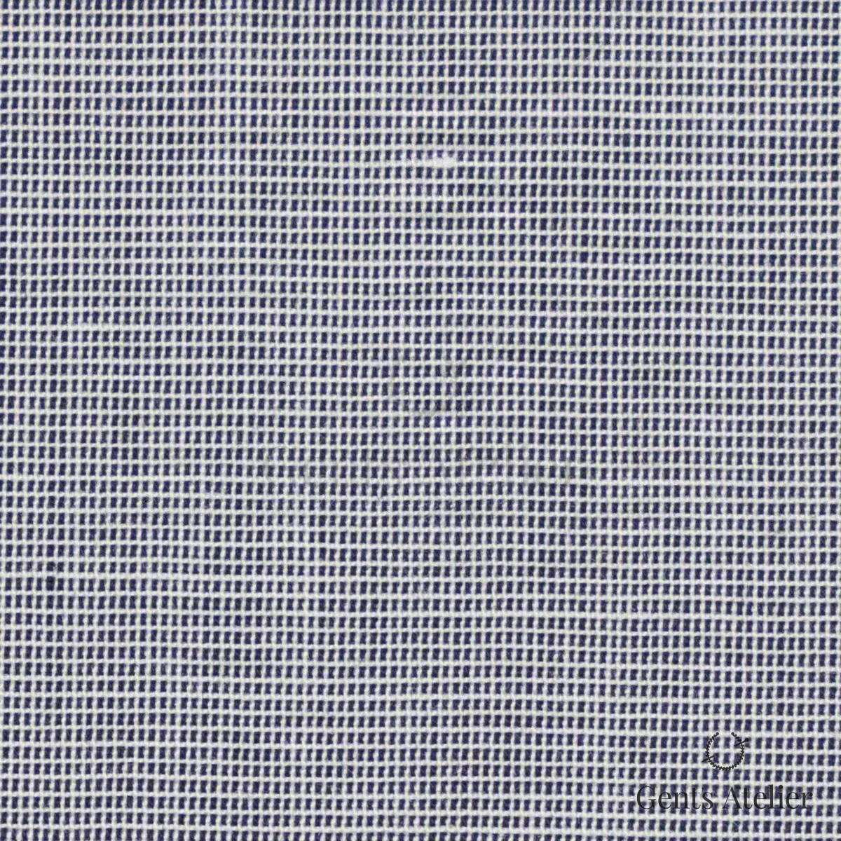 Сорочка из James Fabric 45177 018 — тёмно-синий меланжевый (мелкая клетка), 100% Хлопок