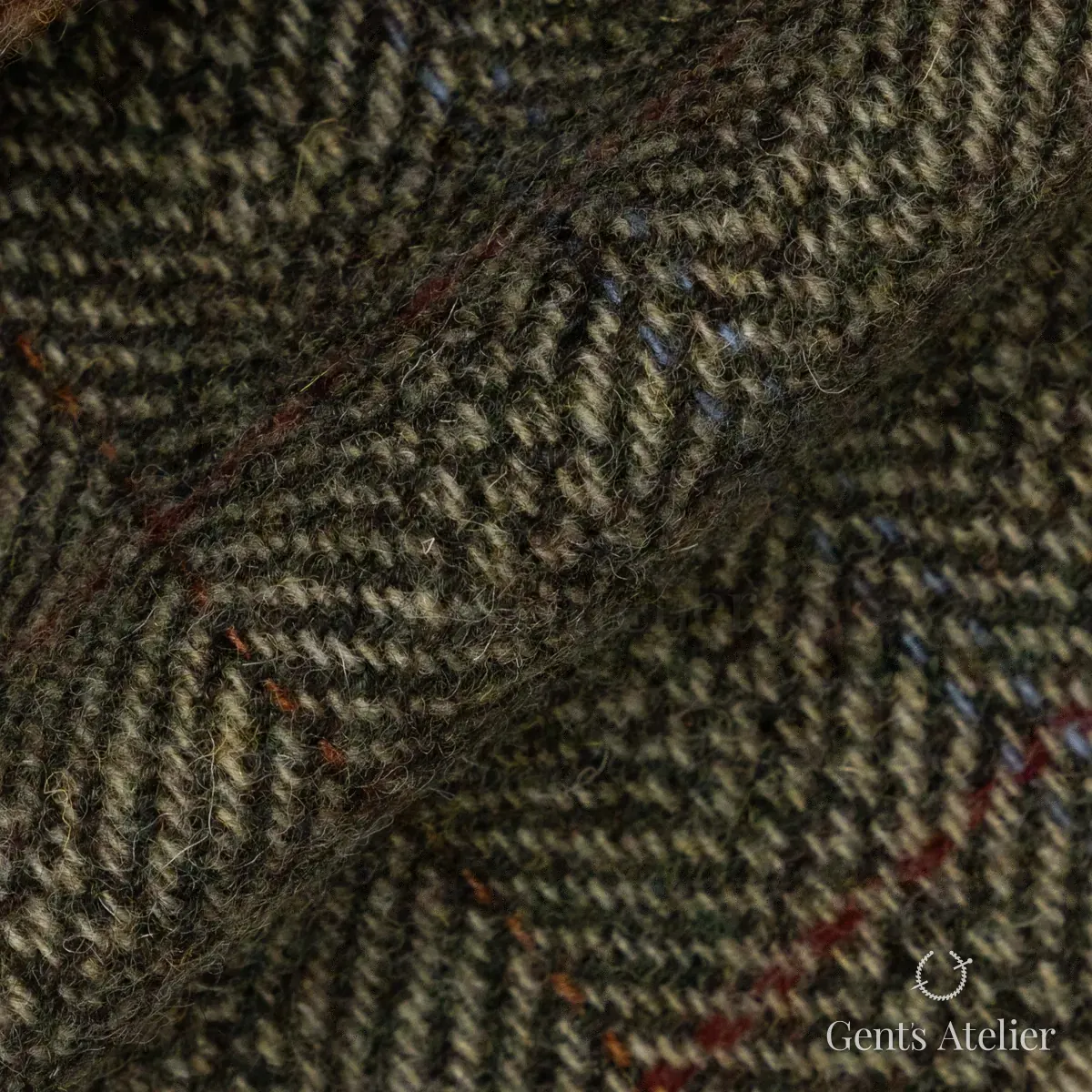 Драпировка ткани Abraham Moon & Sons HR WOOL 3310W/A01 крупным планом