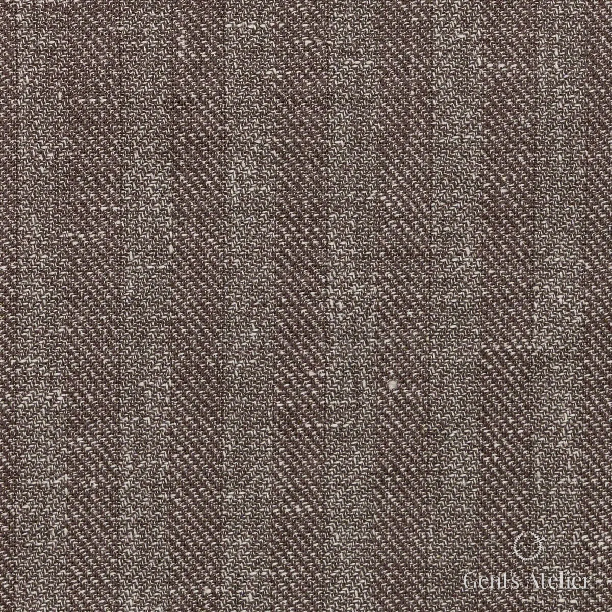 Костюм из Nobility 26011 — коричневый меланж, 62% Шерсть 38% Лён