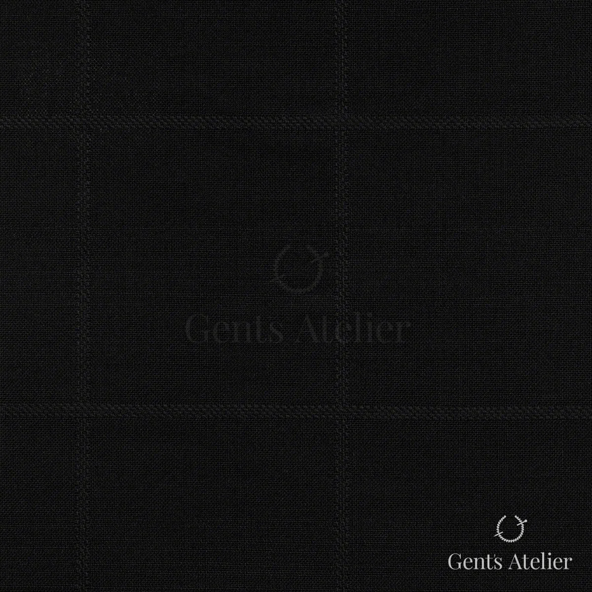 Костюм из Scabal 1501999 — чёрно-антрацитовый