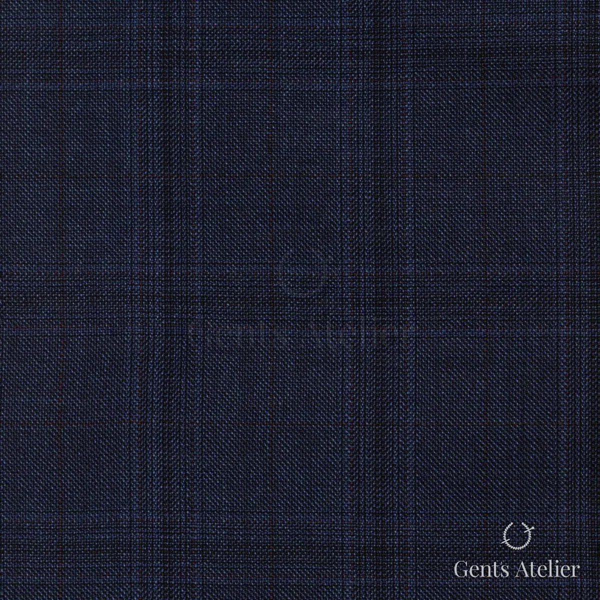 Костюм из Scabal 1502318 — тёмно-синий, 100%WO