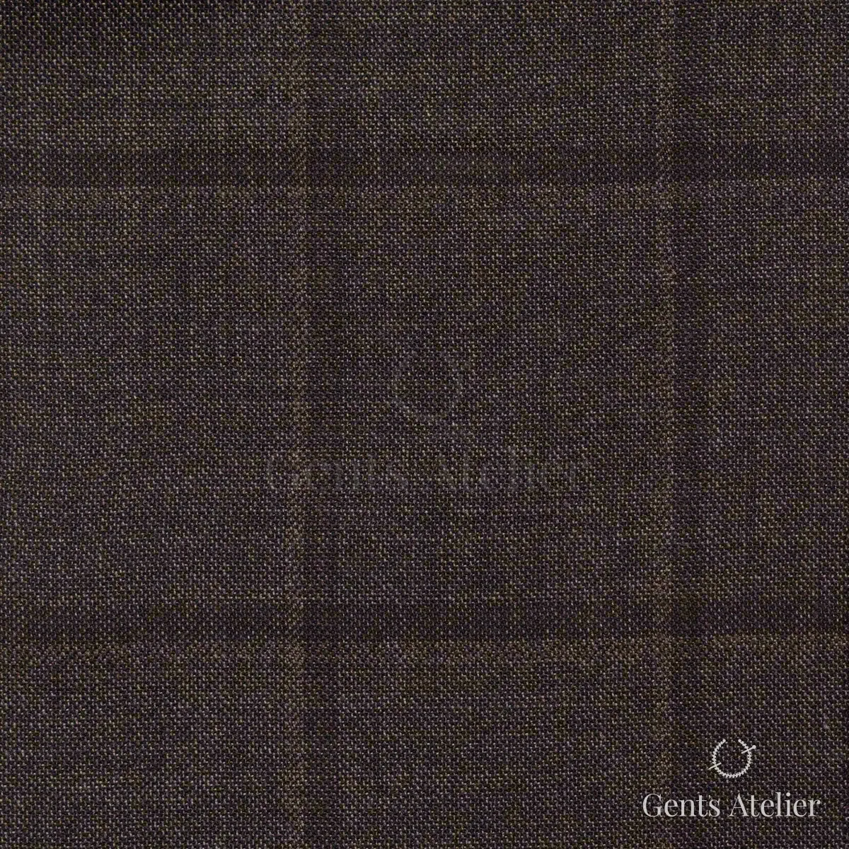 Костюм из Scabal 1502328 — тёмно-коричневый, 100%WO