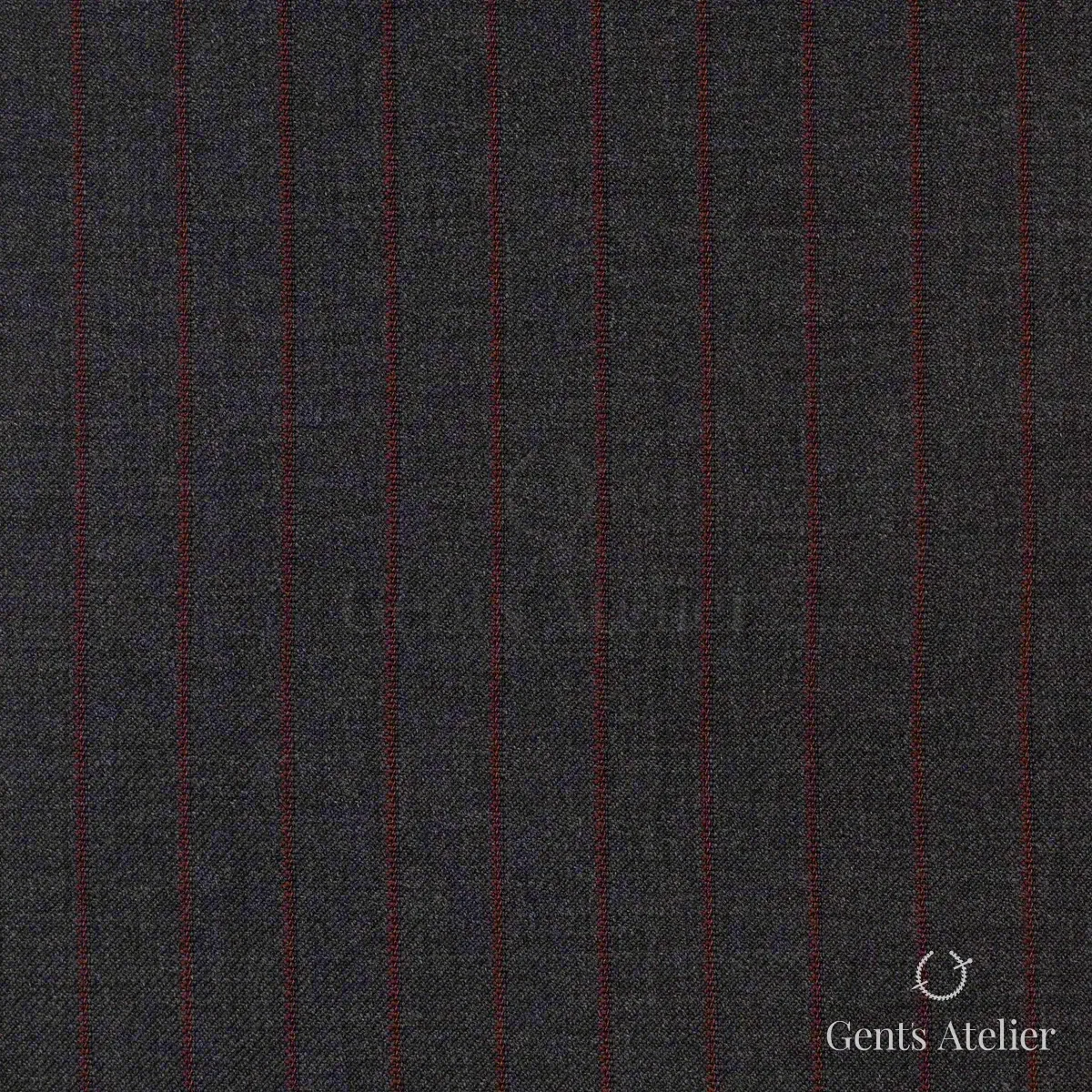 Костюм из Scabal 1502333 — серо-синий, 100%WO
