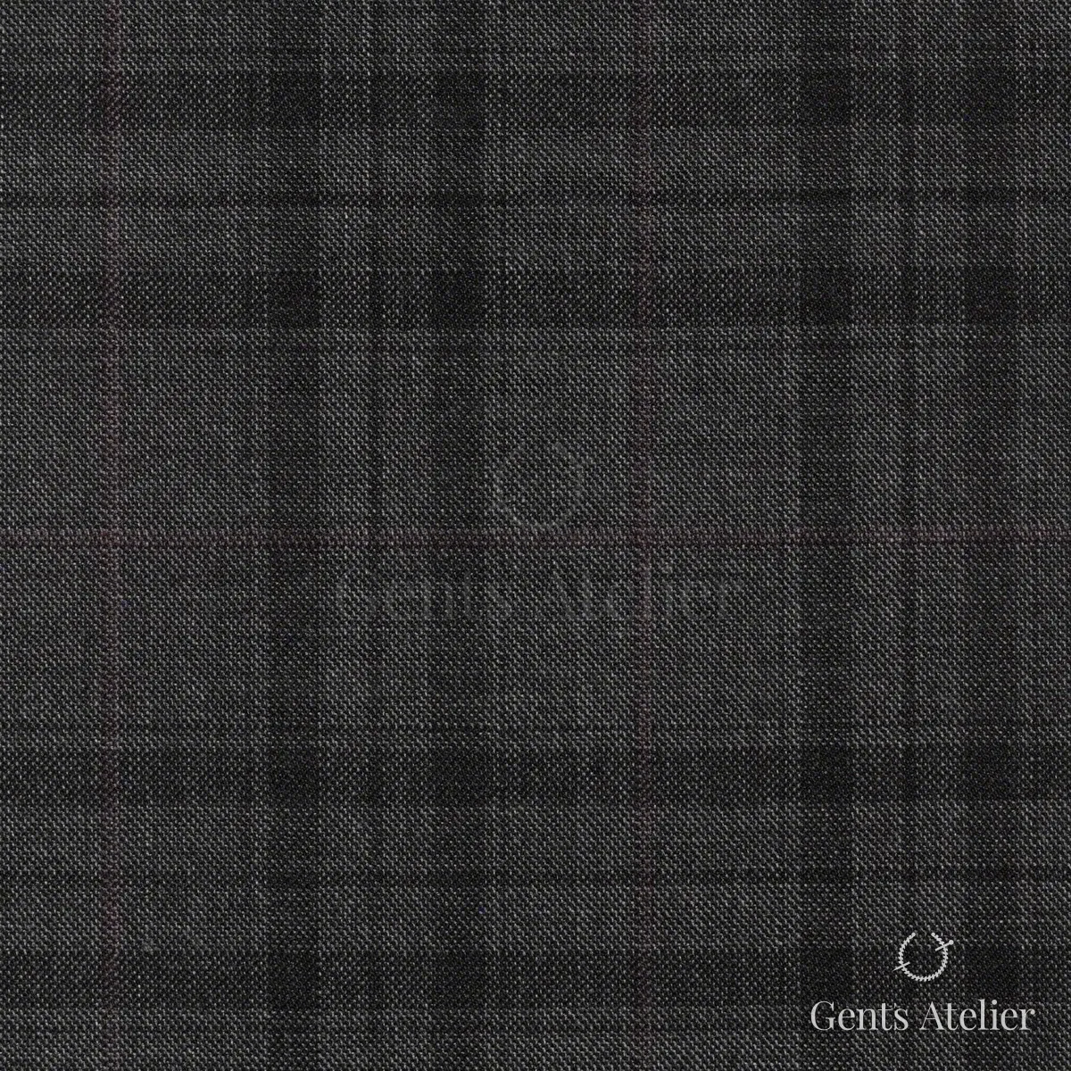 Костюм из Scabal 1500900 — тёмно-серый антрацит, 100%WO