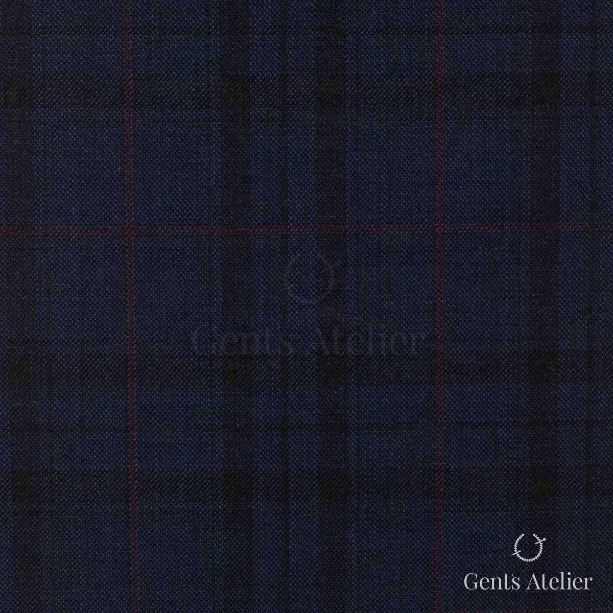 Костюм из Scabal 1500901 — тёмно-синий, 100%WO
