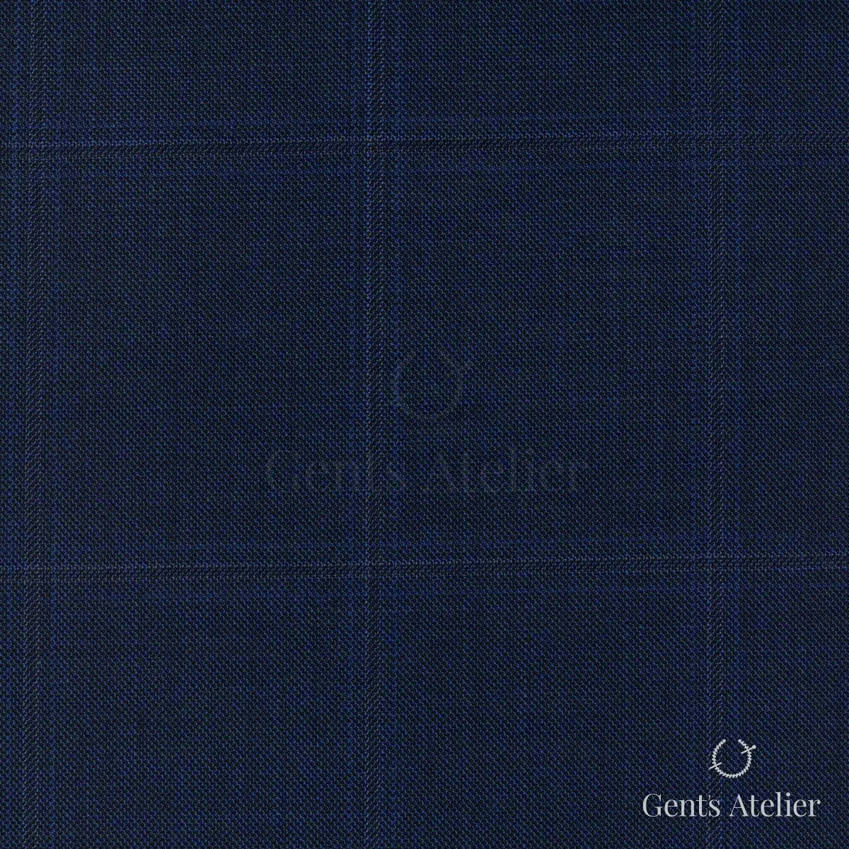 Костюм из Scabal 1500903 — тёмно-синий, 100%WO