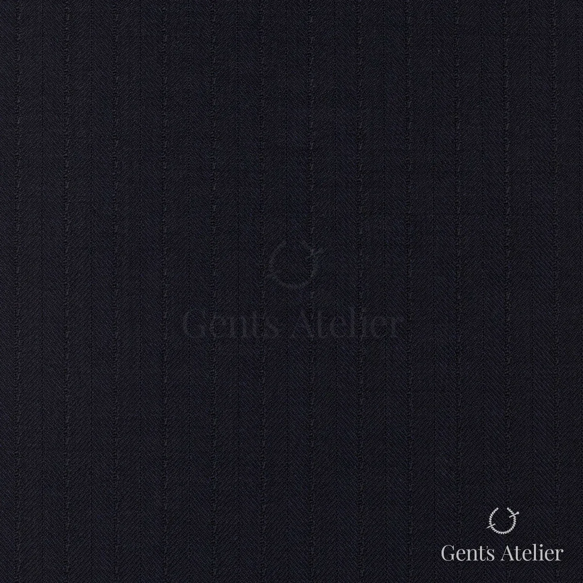 Костюм из Scabal 1500920 — чёрно-синий, 100%WO