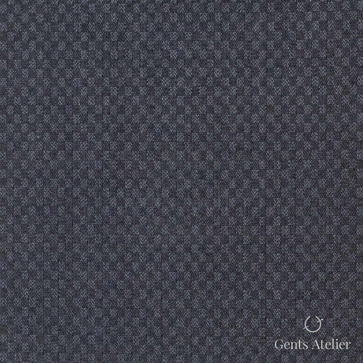 Костюм из Scabal 1501912 — угольно-серый с синим отливом, 100%WO