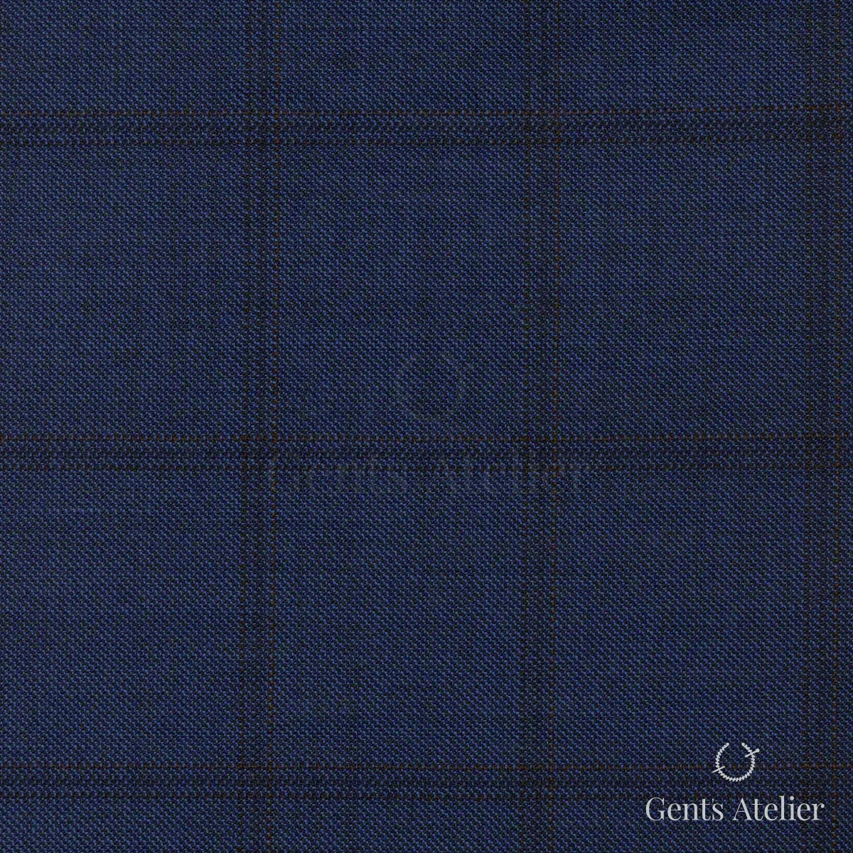 Костюм из Scabal 1501917 — сапфирово-синий, 100%WO