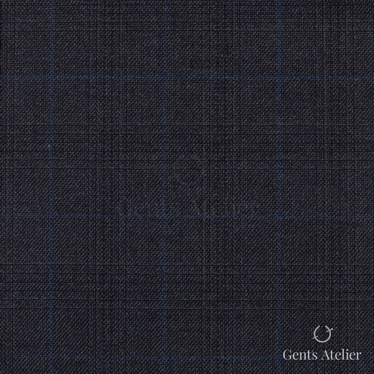 Костюм из Scabal 1502502 — тёмно-синий с угольным оттенком, 100%WO