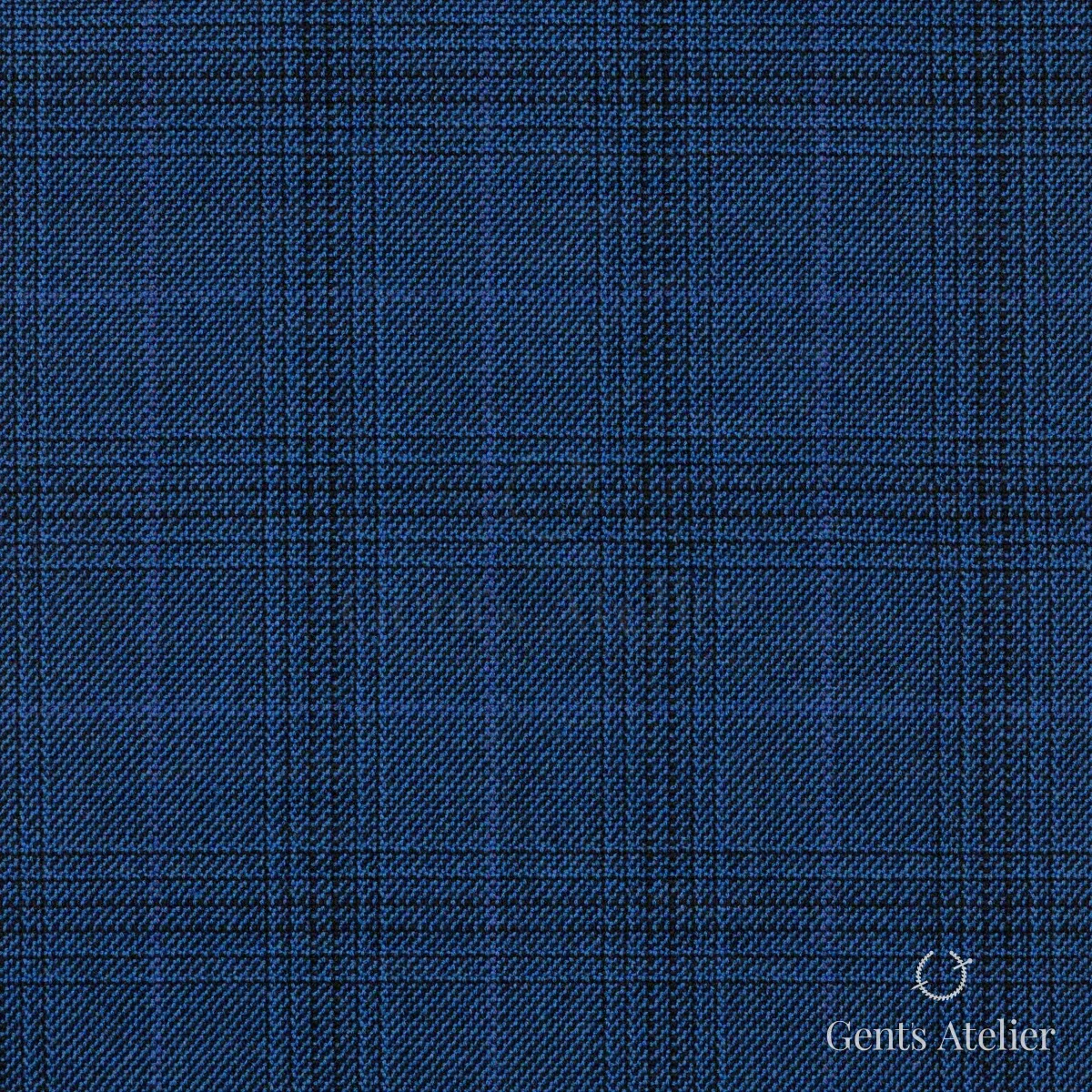 Костюм из Scabal 1502503 — ярко-синий (кобальт), 100%WO