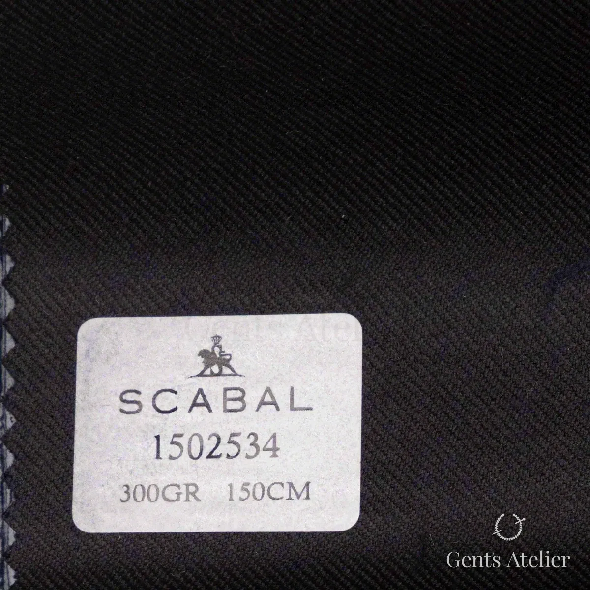 Костюм из Scabal 1502534 — чёрный, 100%WO