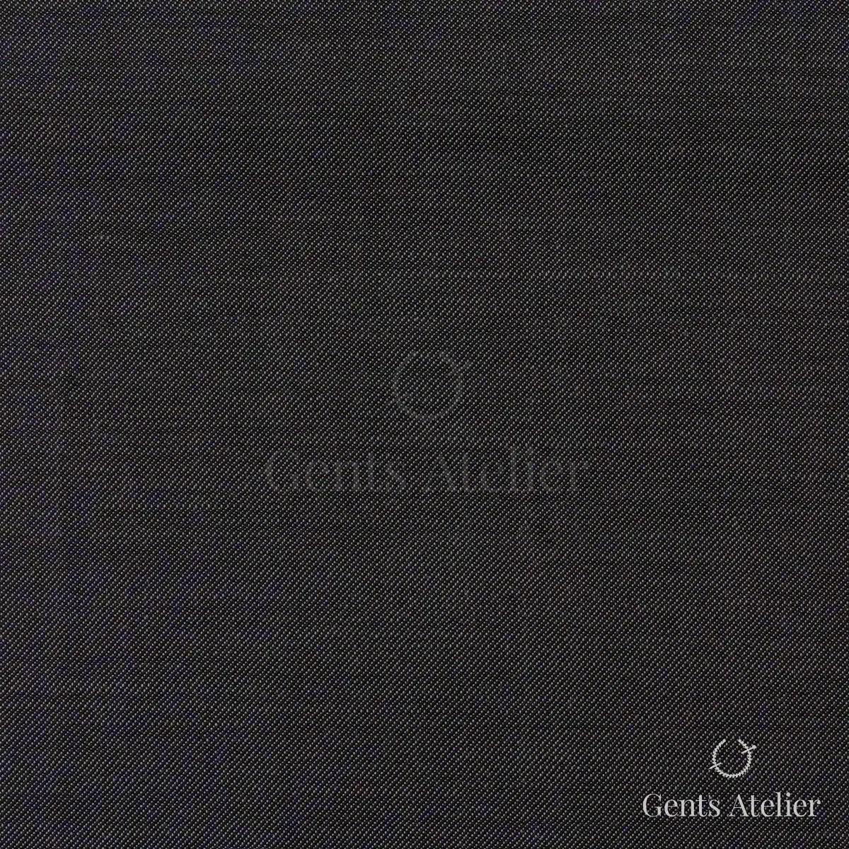 Костюм из Scabal 1502080 — тёмно-синевато-чёрный с бордовым отливом, 100%WO