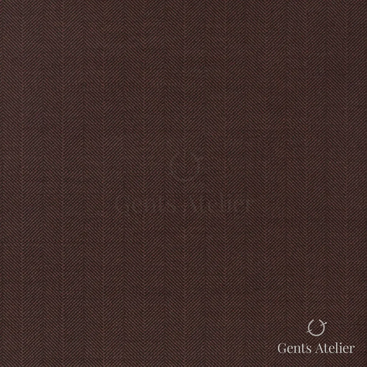 Костюм из Scabal 1502156 — тёмно-коричневый, Шерсть + шёлк
