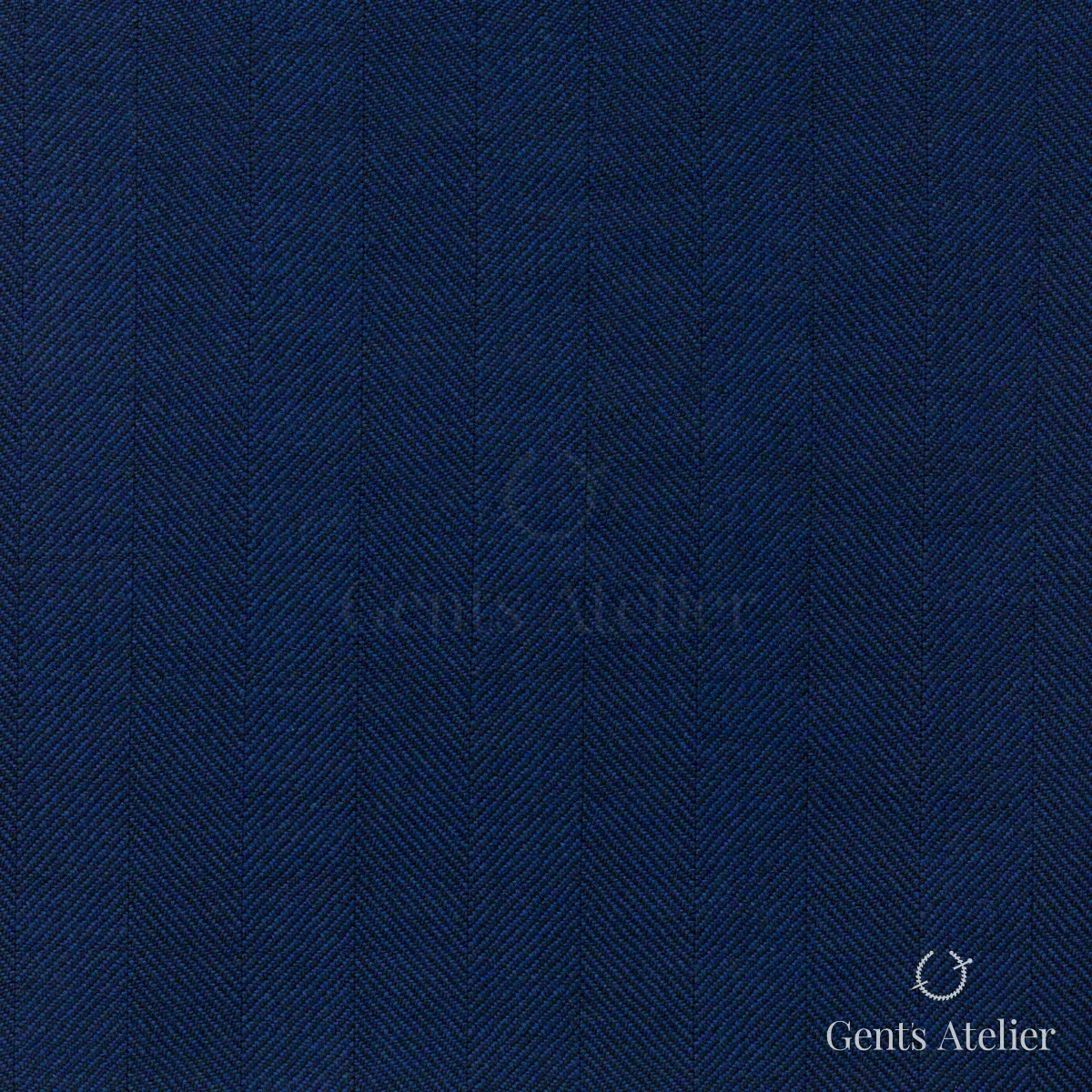 Костюм из Scabal 1502163 — синий, Шерсть + шёлк