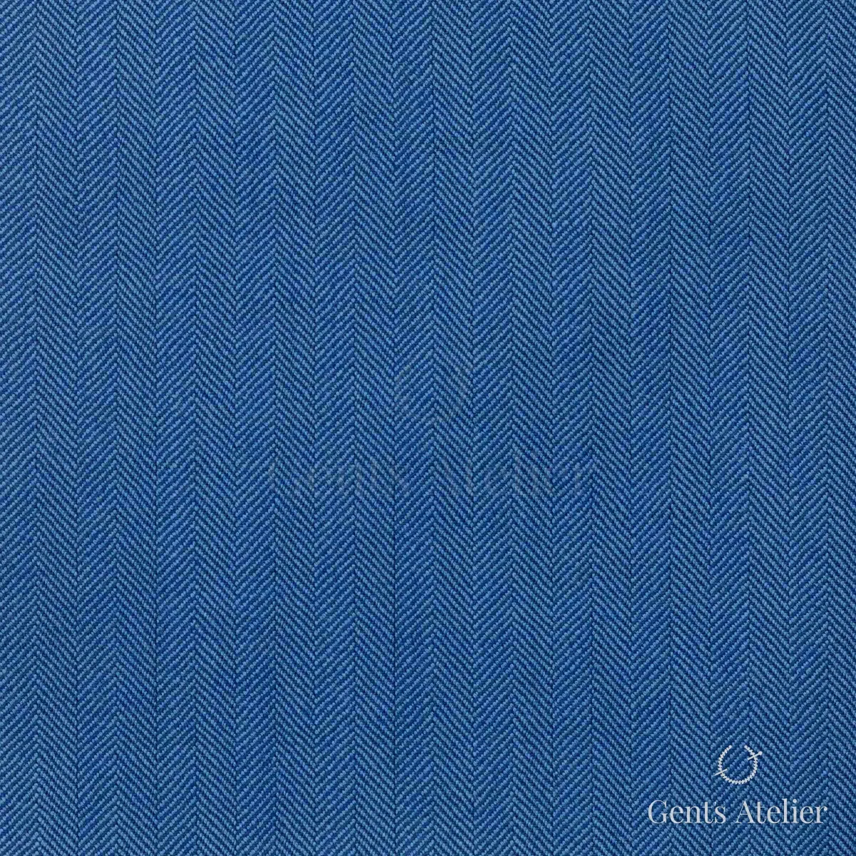 Костюм из Scabal 1502167 — джинсово-синий, Шерсть + шёлк