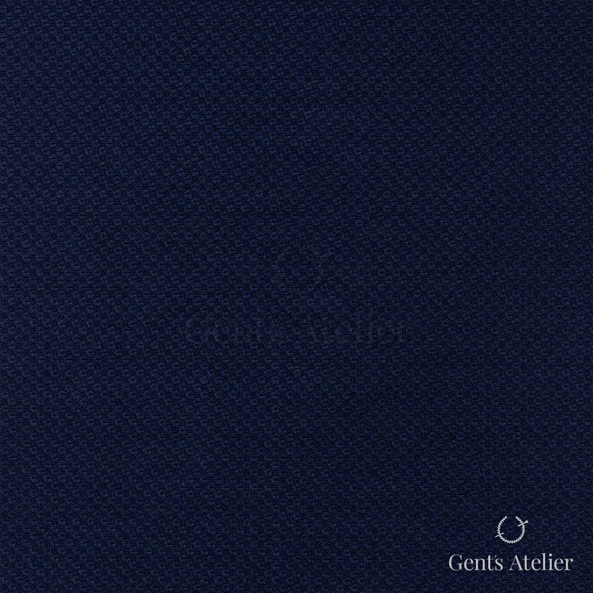 Костюм из Scabal 1502173 — тёмно-синий (пике), Шерсть + шёлк