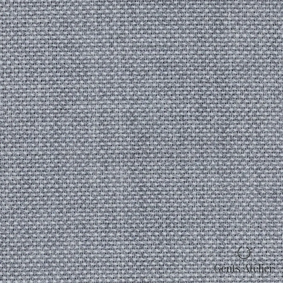 Костюм из Scabal 1502175 — светло-серый меланж, Шерсть + шёлк