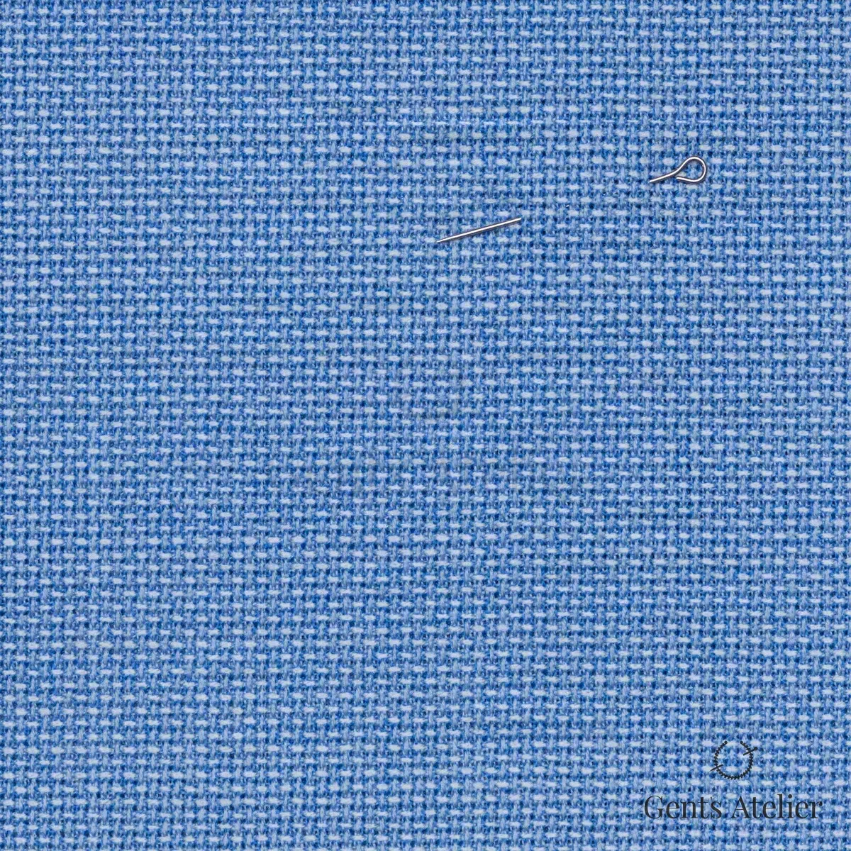 Костюм из Scabal 1502177 — голубой, Шерсть + шёлк