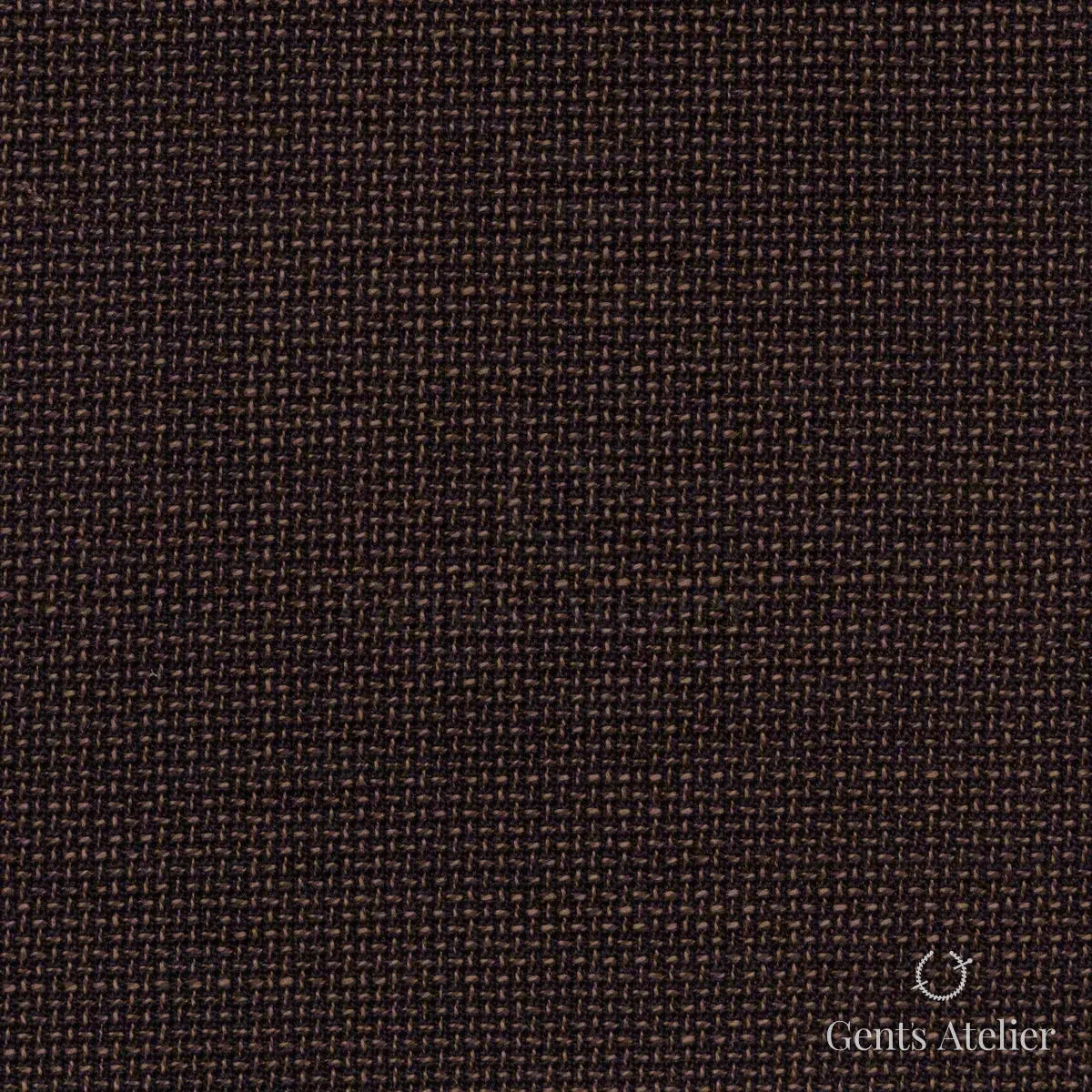 Костюм из Scabal 1502180 — тёмно-коричневый, Шерсть + шёлк
