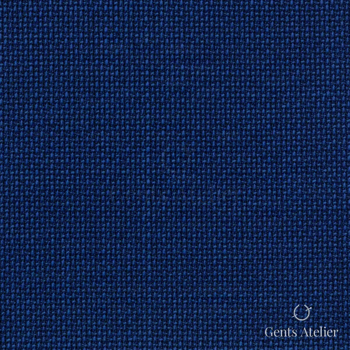 Костюм из Scabal 1502184 — ярко-синий, Шерсть + шёлк