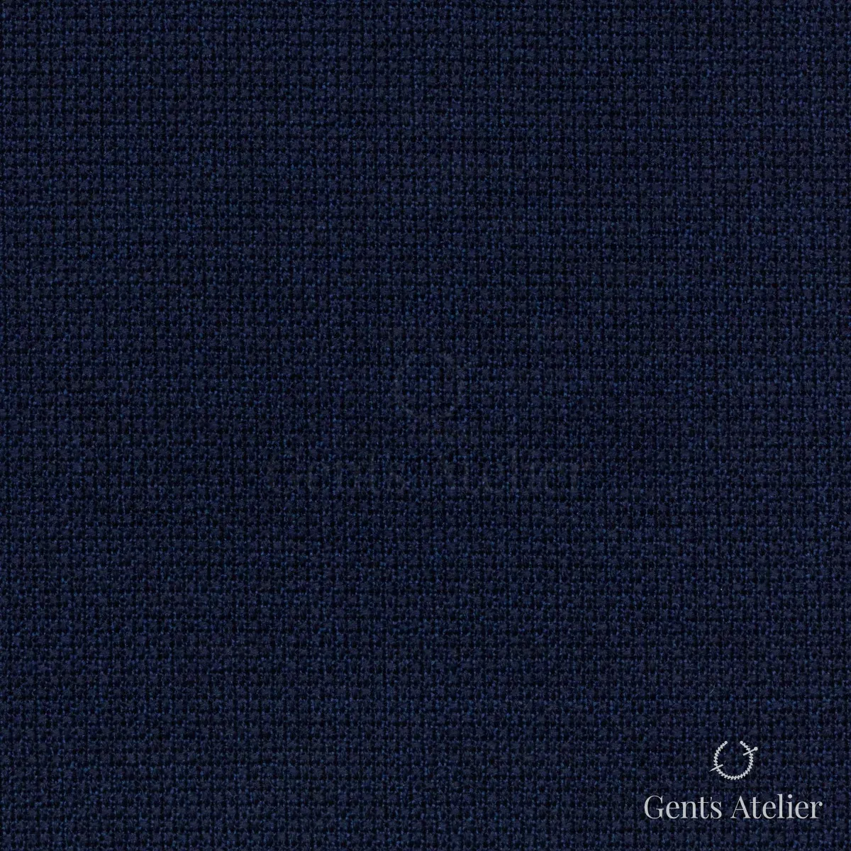 Костюм из Scabal 1502186 — тёмно-синий, почти чёрный, Шерсть + шёлк