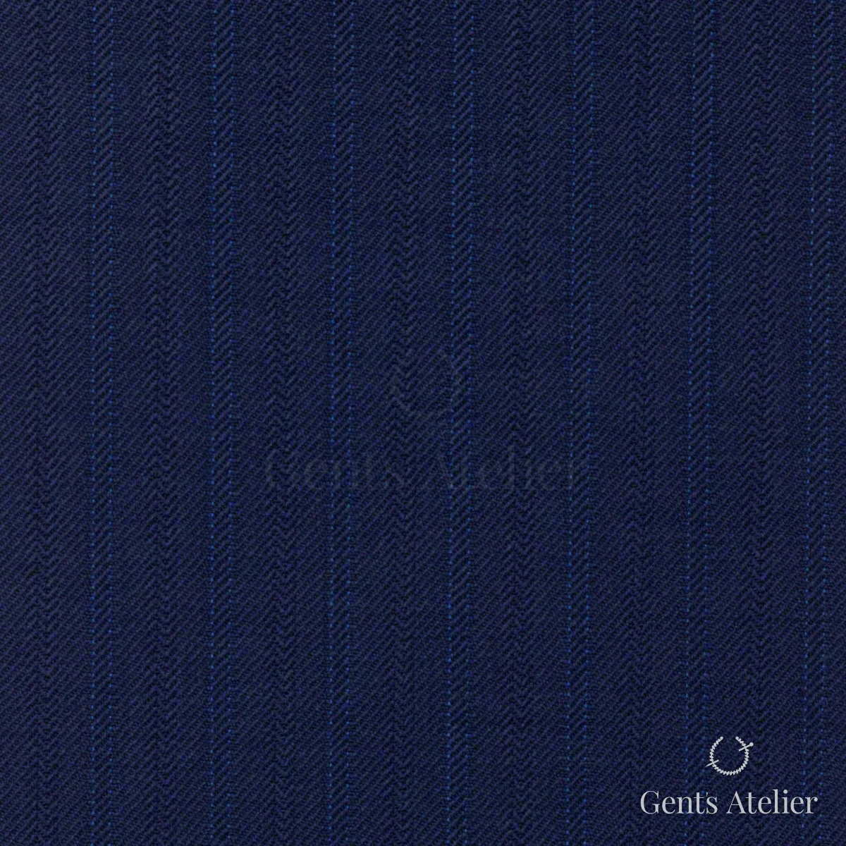 Костюм из Scabal 1501811 — тёмно-синий индиго