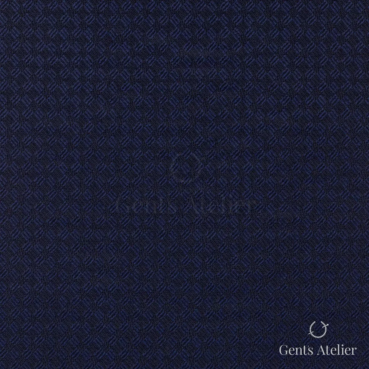 Костюм из Scabal 1501825 — тёмно-синий, почти чёрный (самотон, диагональное плетение)