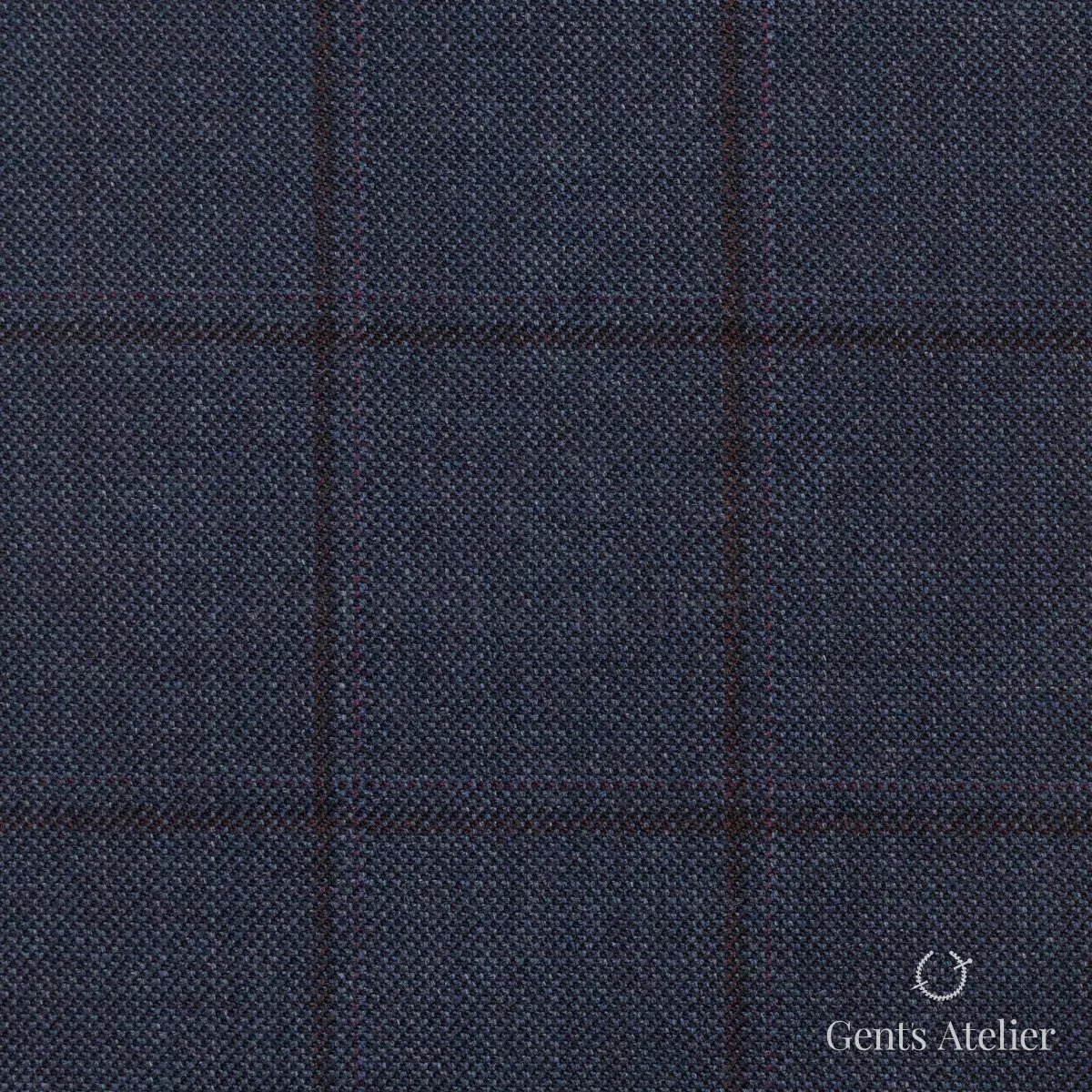 Зимний костюм из Scabal 1501550 — тёмно-синий