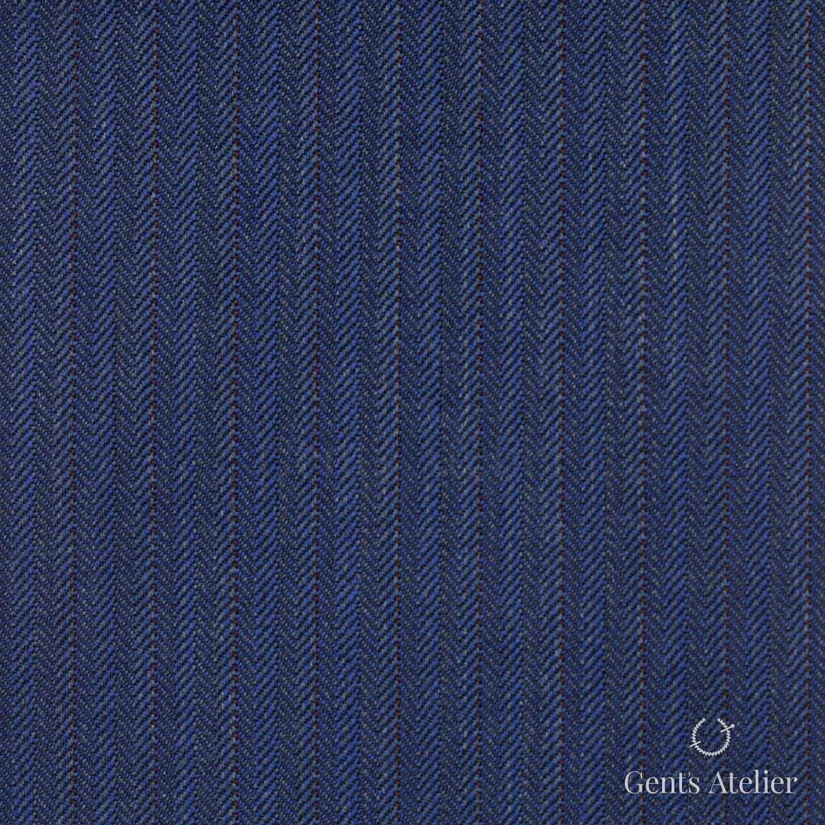 Зимний костюм из Scabal 1501555 — синий