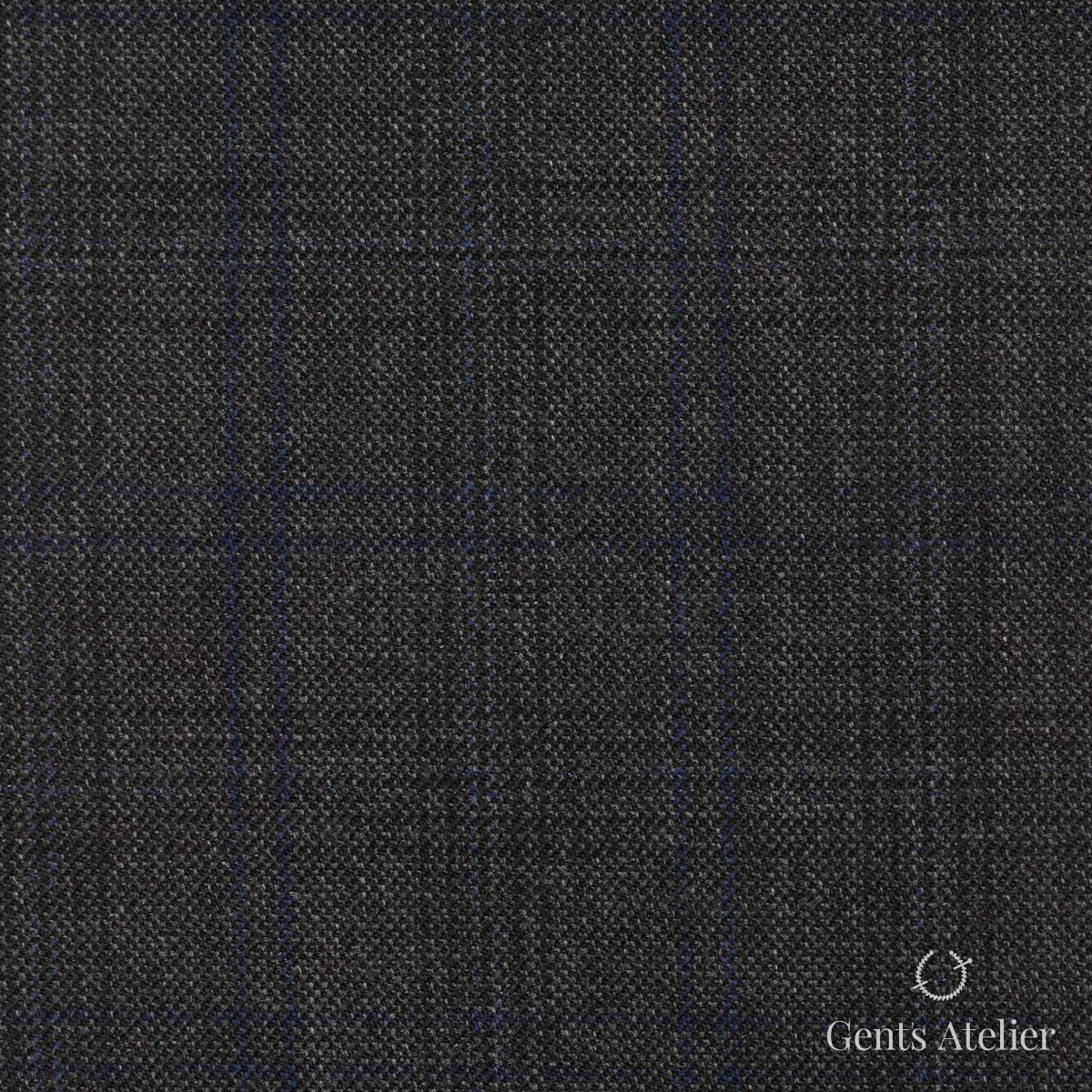 Зимний костюм из Scabal 1501559 — тёмно-серый (антрацит) в клетку