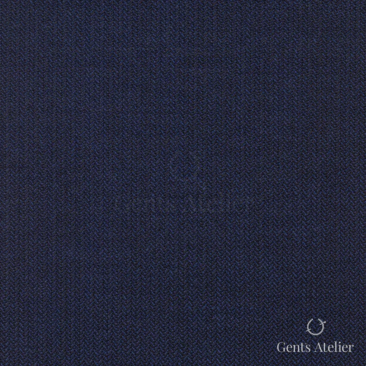 Зимний костюм из Scabal 1501575 — тёмно-синий с эффектом ёлочки