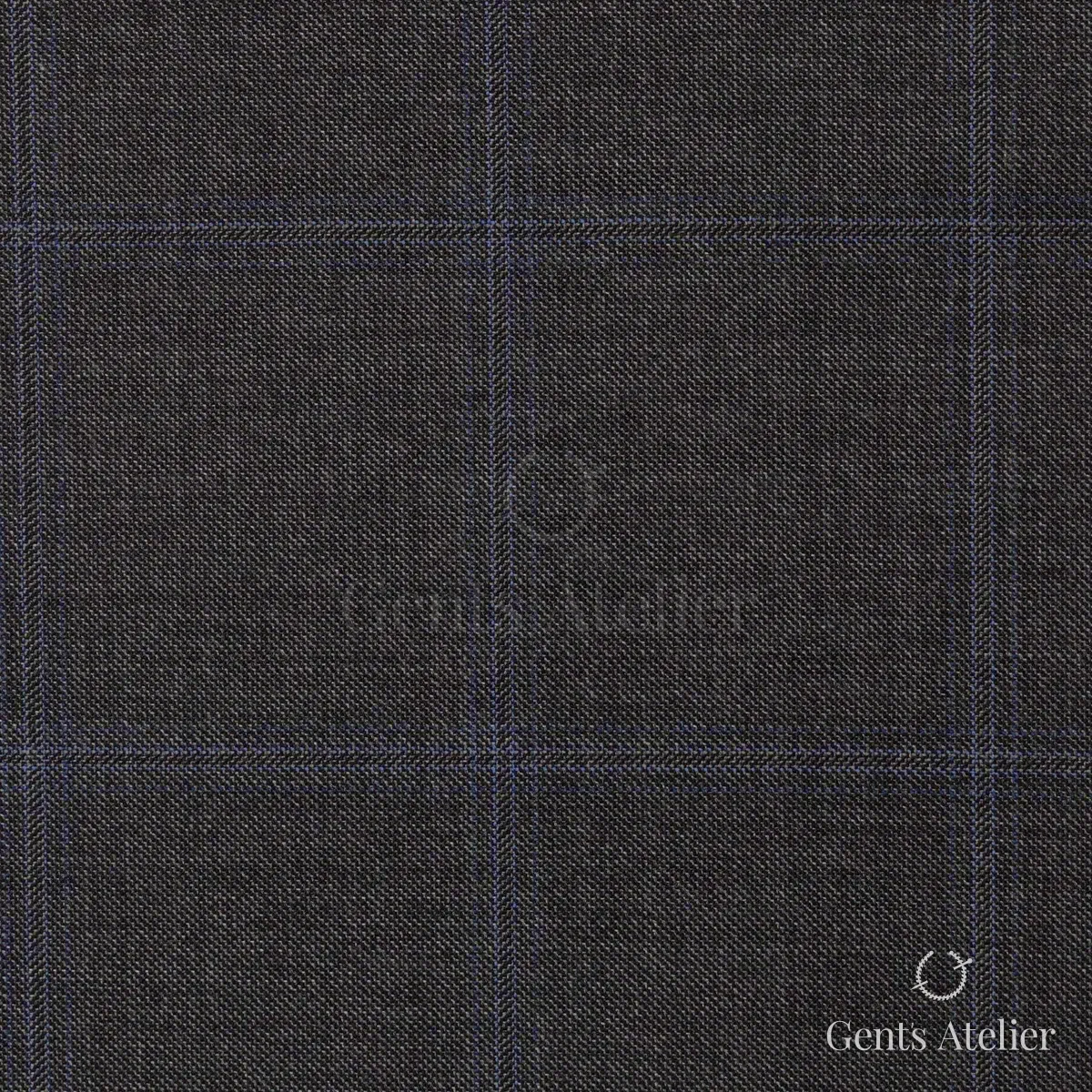 Костюм из Scabal 1503166 — тёмно-серый (графитовый), Шерсть + кашемир