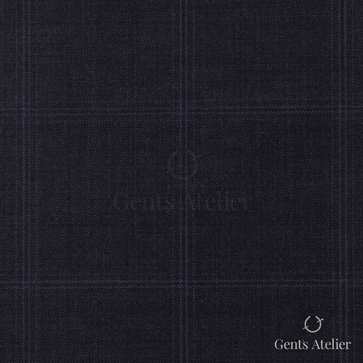 Костюм из Scabal 1503167 — тёмно-синий (нэйви), Шерсть + кашемир